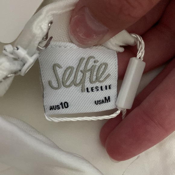 selfie leslie white summer dress! - Picture 3 of 4